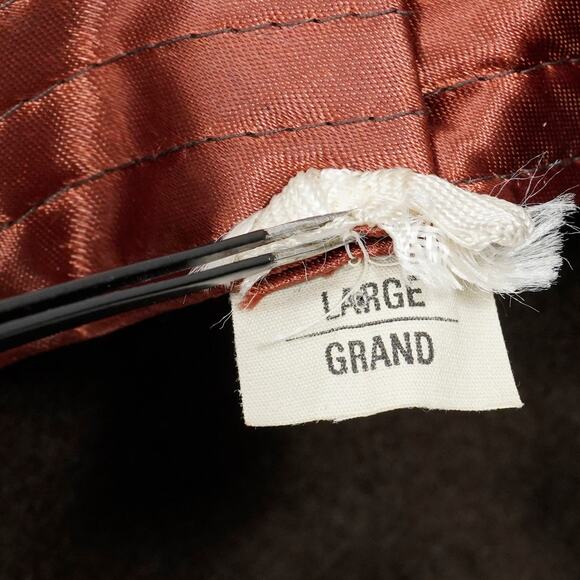 Vintage 1984 Indiana Jones Fedora Stetson Brown Felt Hat Size L - Picture 7 of 9